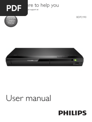 User Manual: Question? Contact Philips | PDF | Blu Ray | Hdmi