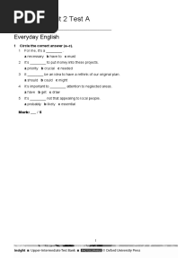 Skills Test Unit 2 Test A