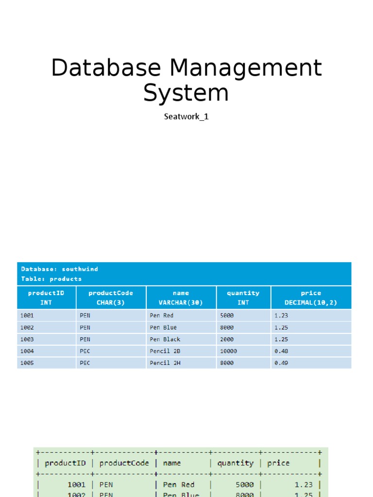 Database Management System | PDF