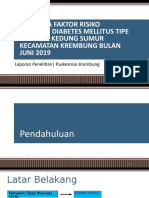 Beberapa Faktor Risiko Kejadian Diabetes Mellitus Tipe 2