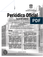 Gaceta Del Gobierno Edomex 22 de Abril