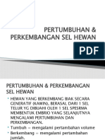 Pertumbuhan Dan Perkembangan Sel Hewan