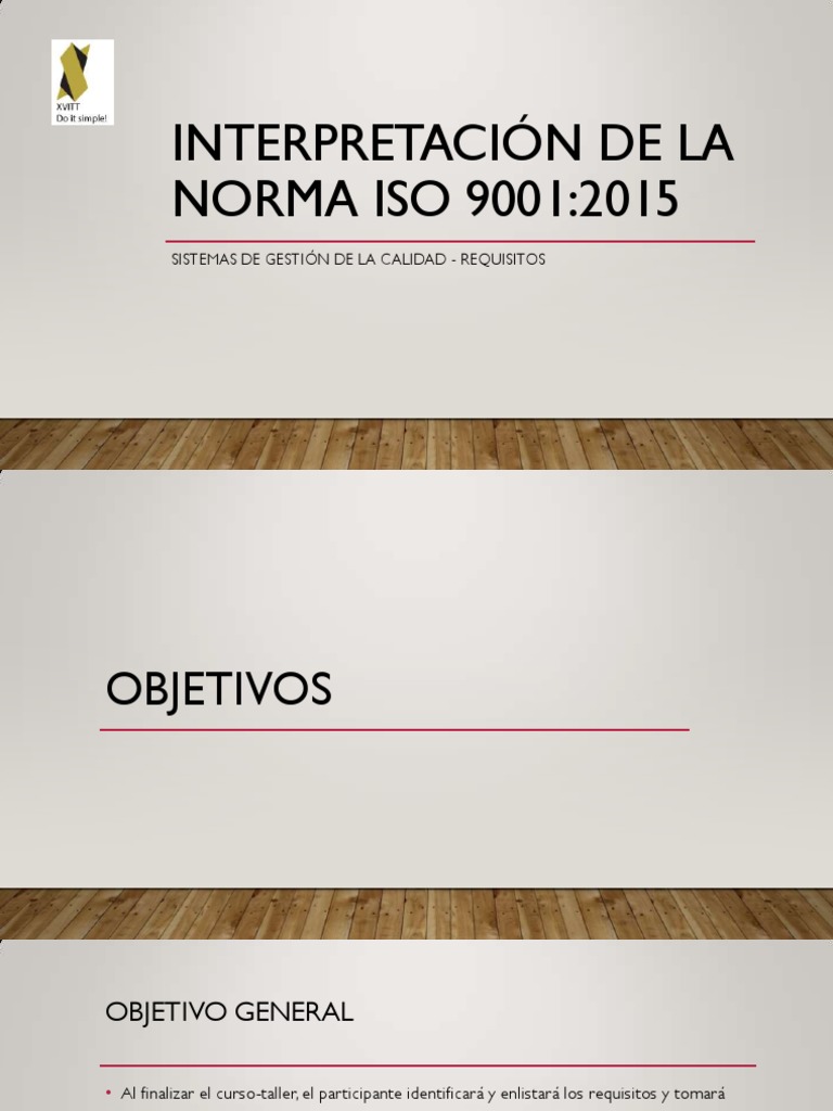 Interpretación de la Norma ISO 9001:2015 | PDF | Gestión de la calidad ...