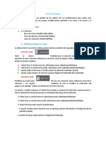 Modificación de caras y perfiles en SolidEdit