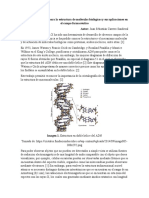 Difracción de Rayos X para La Estructura de Moléculas Biológicas y Sus Aplicaciones en El Campo Farmacéutico