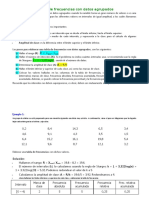 Tablas de Frecuencias Con Datos Agrupados