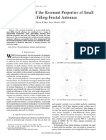 A Comparison of The Resonant Properties of Small Space-Filling Fractal Antennas