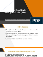 Unidad 2 - Equilibrio Particula 2D - Parte 1