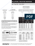 Type HB Hollo-Bolt Installation Card 869