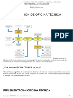 Implementación de Oficina Técnica de Obras - Arquitectura y Obra Menor