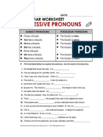 possessive pronouns (2)