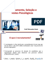 RECRUTAMENTO SELEÇÃO E TESTES PSICOLOGICOS Ok