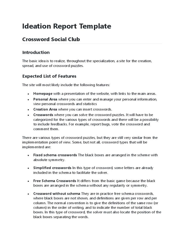 Crossword Puzzle Creation Platform | PDF | Crossword