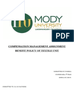 Compensation Management Assignment
