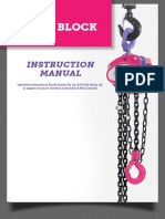 Challenger Chain Blocks - Instruction Manual PDF