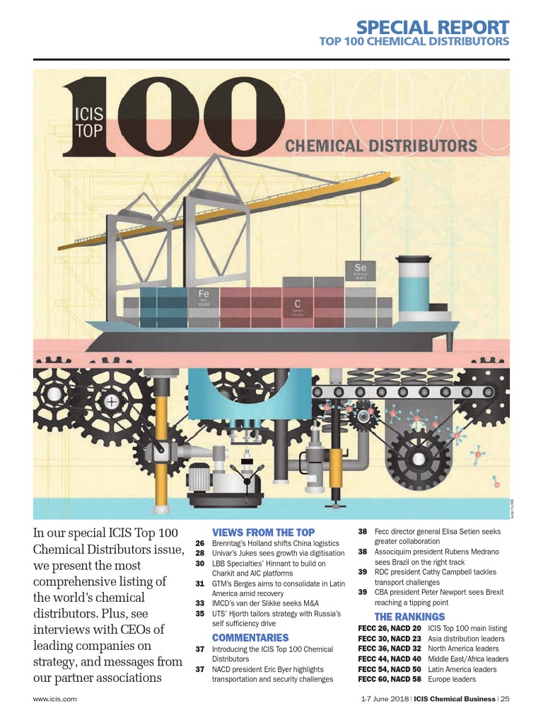 Special Report Top 100 Chemical Distributors PDF Mergers And