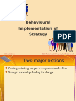 Behavioural Implementation of Strategy