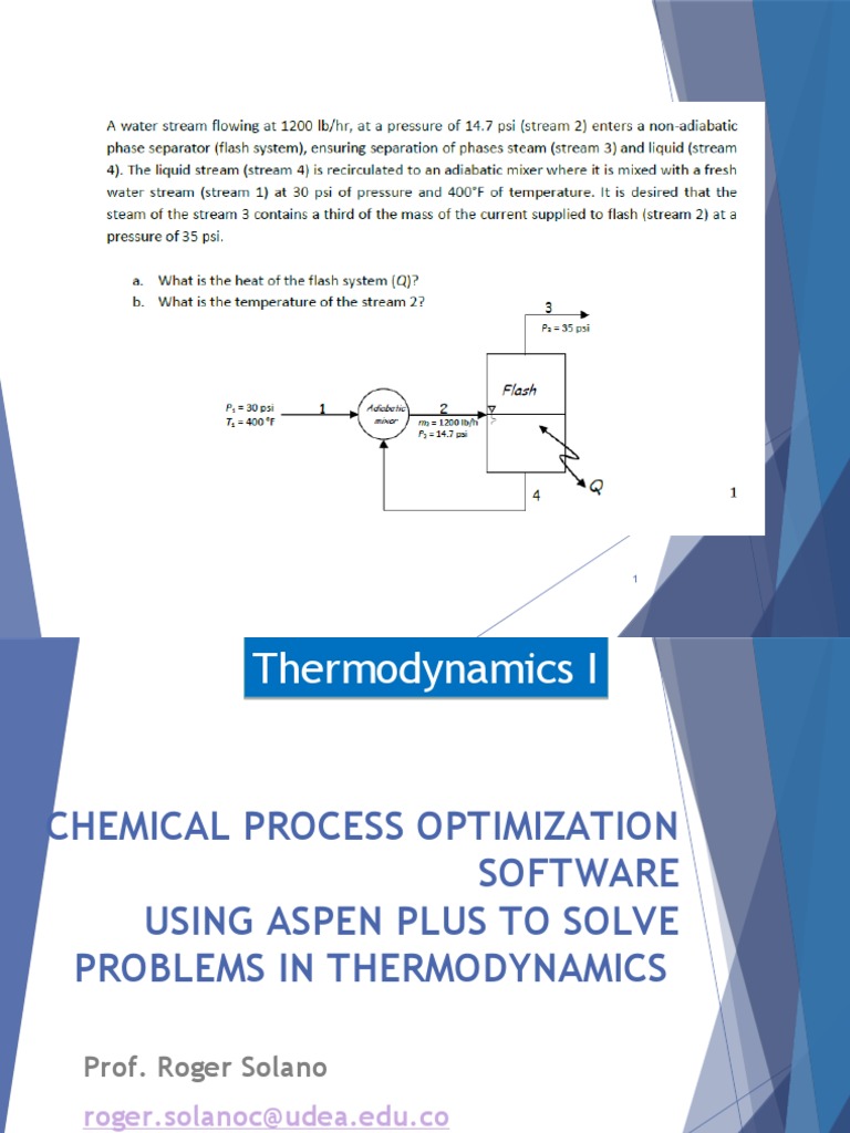 Optimización de Procesos Químicos con Aspen Plus | PDF | Simulación ...