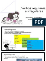 VERBOS REGULARES E IRREGULARES