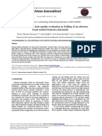 A DoE Approach To Hole Quality Evaluation in Drilling of An Electron Beam Melted Titanium Aluminide