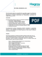 Temario Panel Residencial HS-X PDF