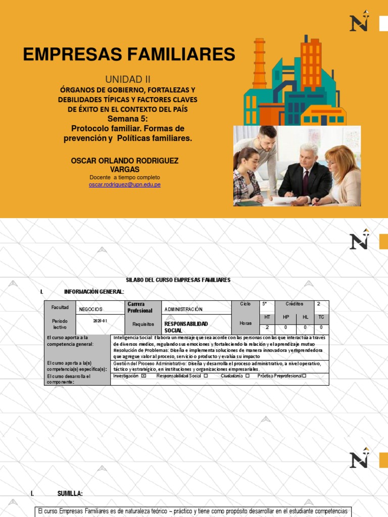 Protocolo Familiar en Empresas Familiares | PDF | Familia | Iniciativa ...