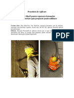 Sika 41008 Sika Sisteme Pentru Repararea Betoanelor Folosind Mortare Gata Preparate Rom PDF