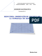 Geodezie - Lucrarea Nr. 1 PDF