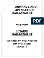 Performance and Compensation Management: Assignment