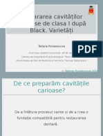 Ro Preparation of Class I Carious Cavities by Black. Varieties