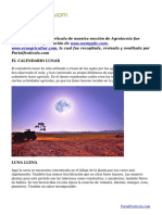 El Efecto de La Luna en Los Cultivos. Calendario Lunar 2020 PDF