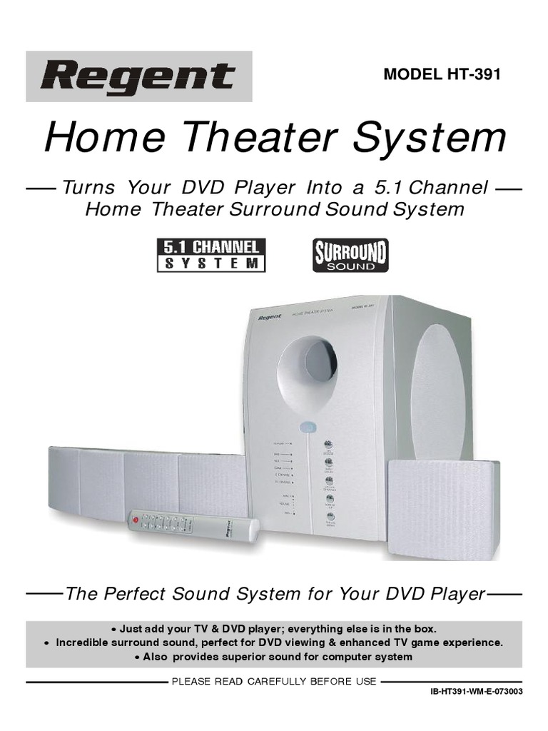Durabrand Ht 391 Home Theatre Surround Sound System Surround Sound