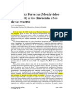 Vaz Ferreira (Montevideo 1872-1958) A Los 50 Años de Su Muerte