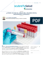 ¿Cómo Actúa El Virus Del VIH - SIDA en El Organismo Humano - Descubre Tu Saluddescubre Tu Salud