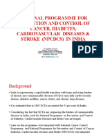 National Programme for Prevention and Control of Cancer, Diabetes, CVD and Stroke in India