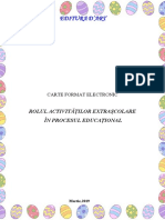 Carte - Rolul Activitatilor Extrascolare in Procesul Educational - Martie 2019! Vol.1 PDF