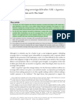 Buccheit & Gulati 2017 Restructuring Sovereign Debt After NML v. Argentina