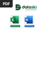 Excel, Word & PPT Shortcut Keys (1)