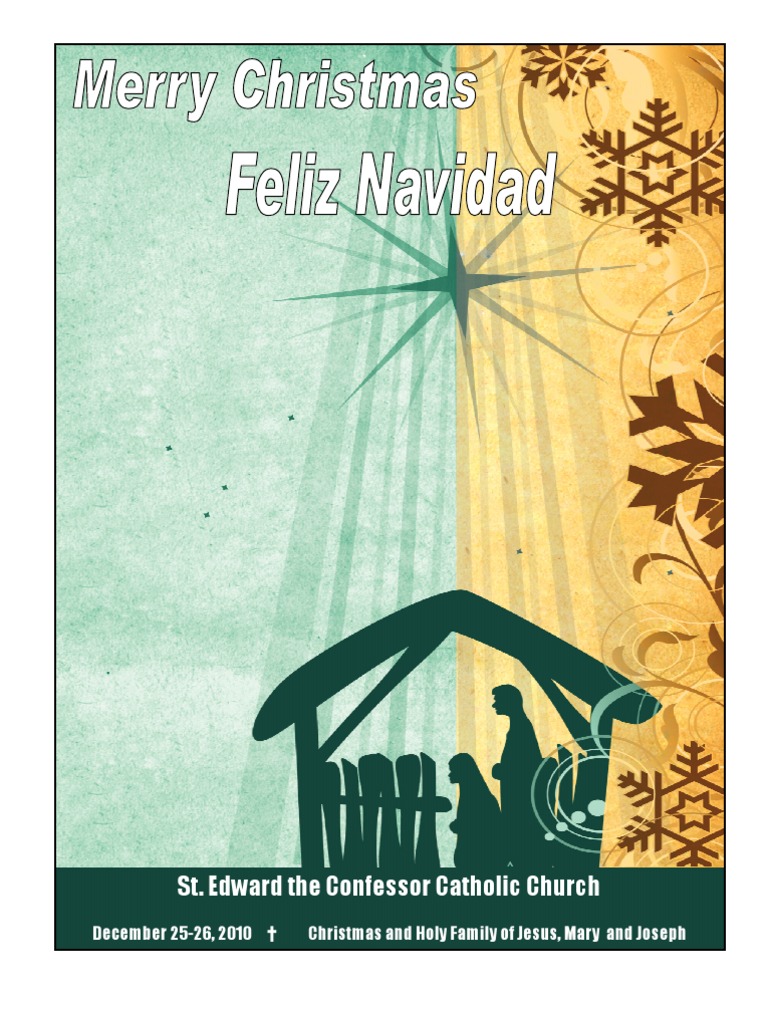 St. Edward the Confessor Catholic Church Weekly Bulletin Christmas