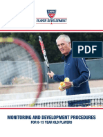Monitoring and Development Procedures: For 8-13 Year Old Players