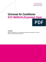 Universal Air Conditioner: SVC MANUAL (Exploded View)