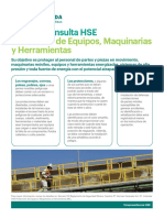 Guia HSE Protección de Equipos, Maquinarias y Herr.