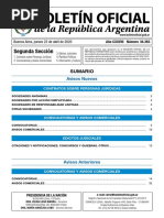 Segunda Sección: Sumario | PDF | Gobierno | Business