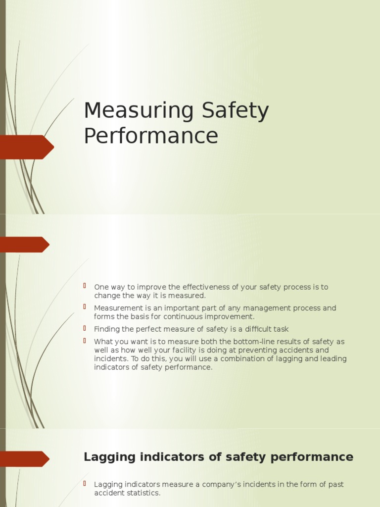 Measuring Safety Performance Indicators | PDF | Shift Work | Working Time