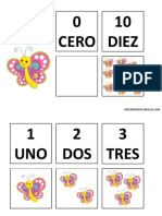 Fichas Imprimibles Unir Parejas Numeros Del 0 Al 10 PDF