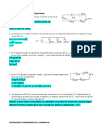 Cuestionario de Series de Capacitores