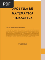APOSTILA DE MATEMÁTICA FINANCEIRA