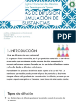 Formas de Difusión y Acumulación de Sustancias PDF