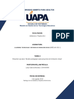 Modelo Pedagógico para Proyectos de Formación Virtual