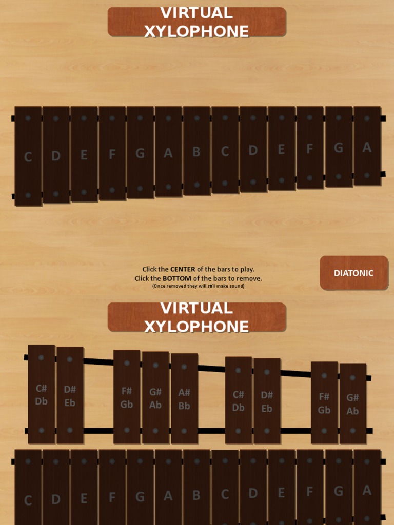 Virtual Xylophone Keyboard